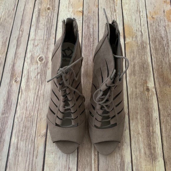 Fergalicious Taupe Booties - Picture 2 of 6